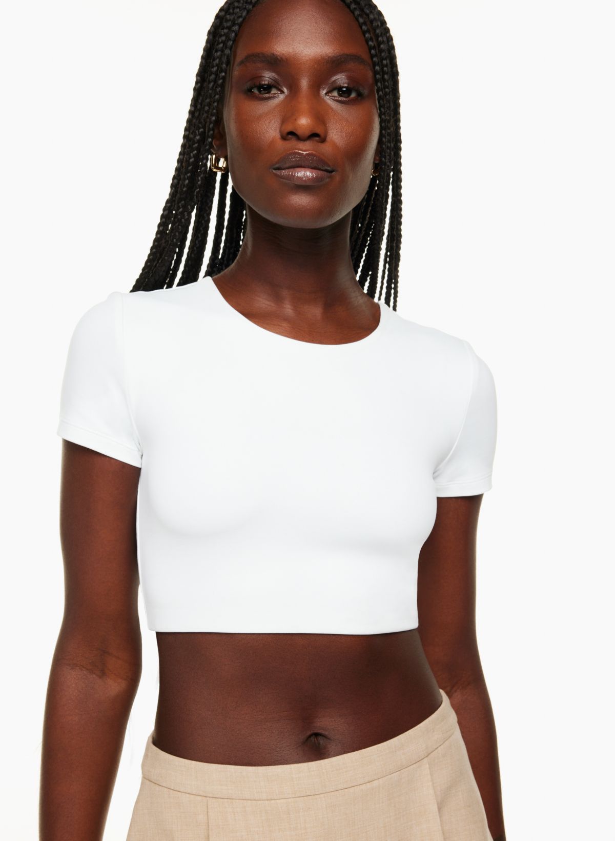 Babaton CONTOUR CREW RIBCAGE T-SHIRT | Aritzia CA