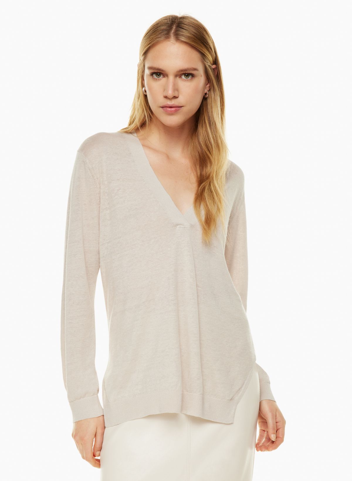 Linen sweater hot sale