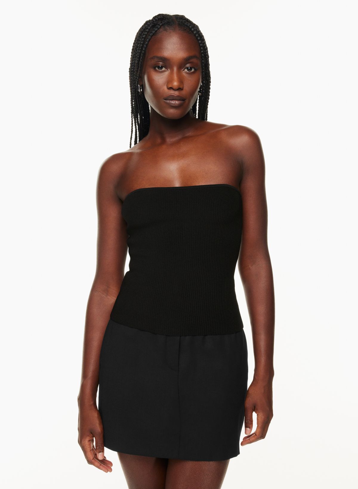 Black tube on sale top dress