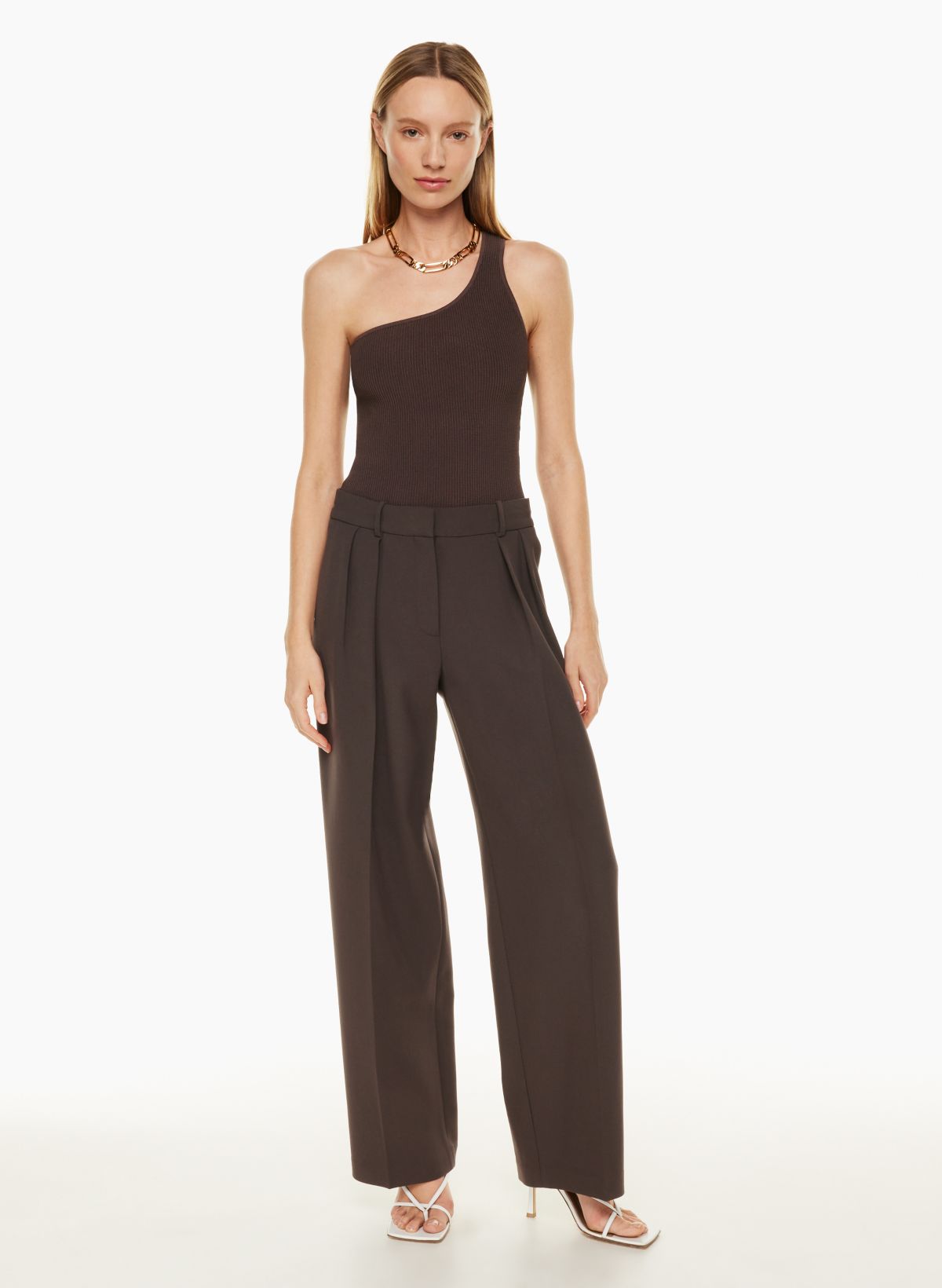 SCULPT KNIT ONE-SHOULDER CROPPED … curated on LTK