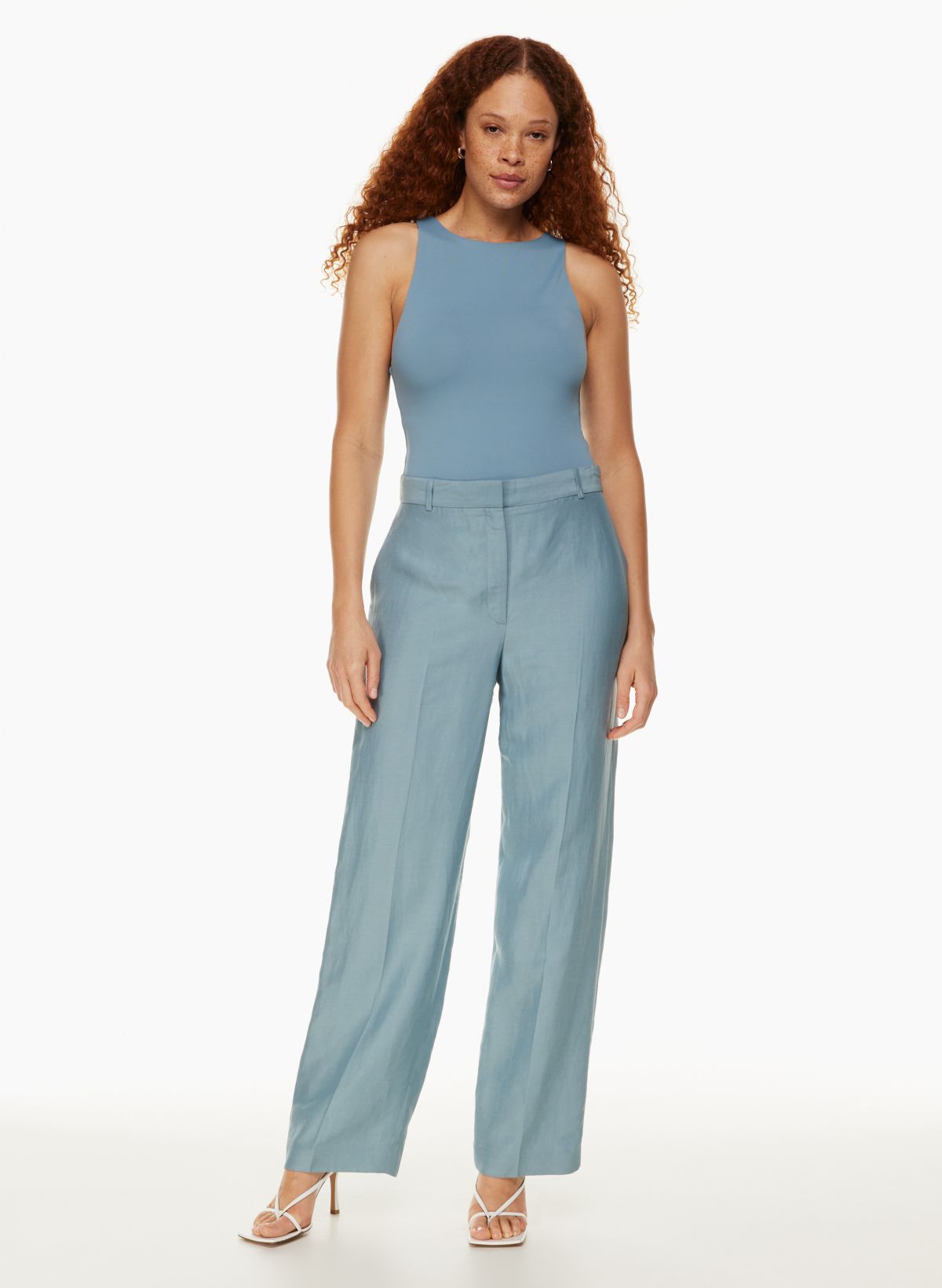 Babaton AGENCY LINEN PANT | Aritzia US