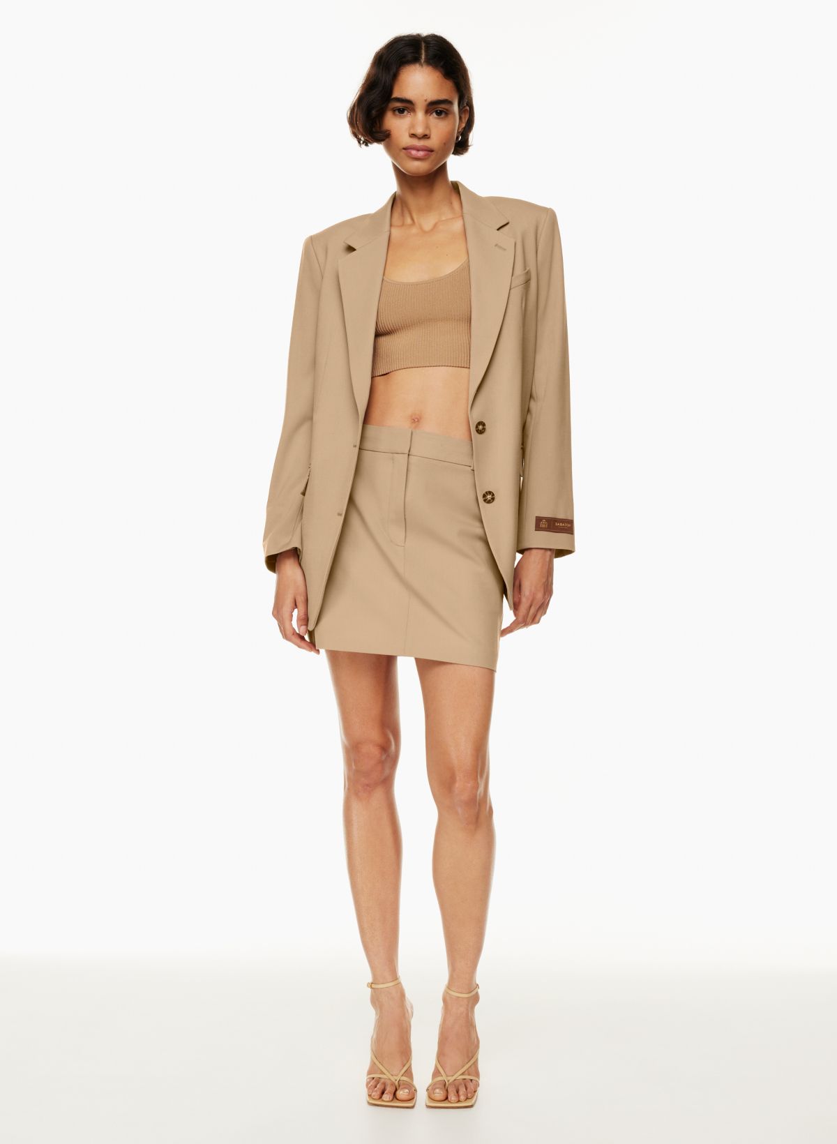 High waisted skirt aritzia sale