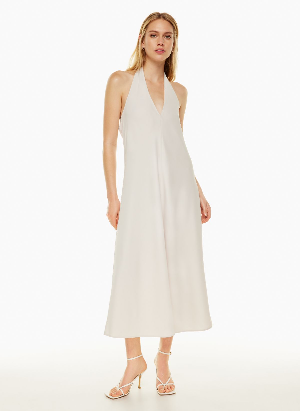 Aritzia Babaton Pressure dress, racer back mini dress, deep Taupe.