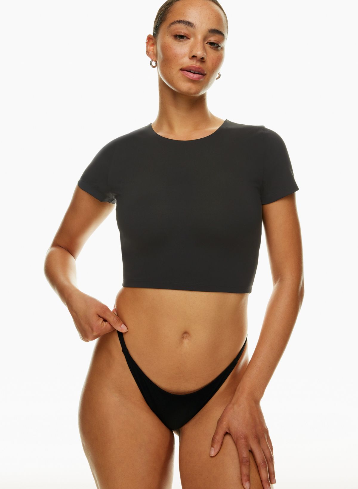 High Neck Crop Top