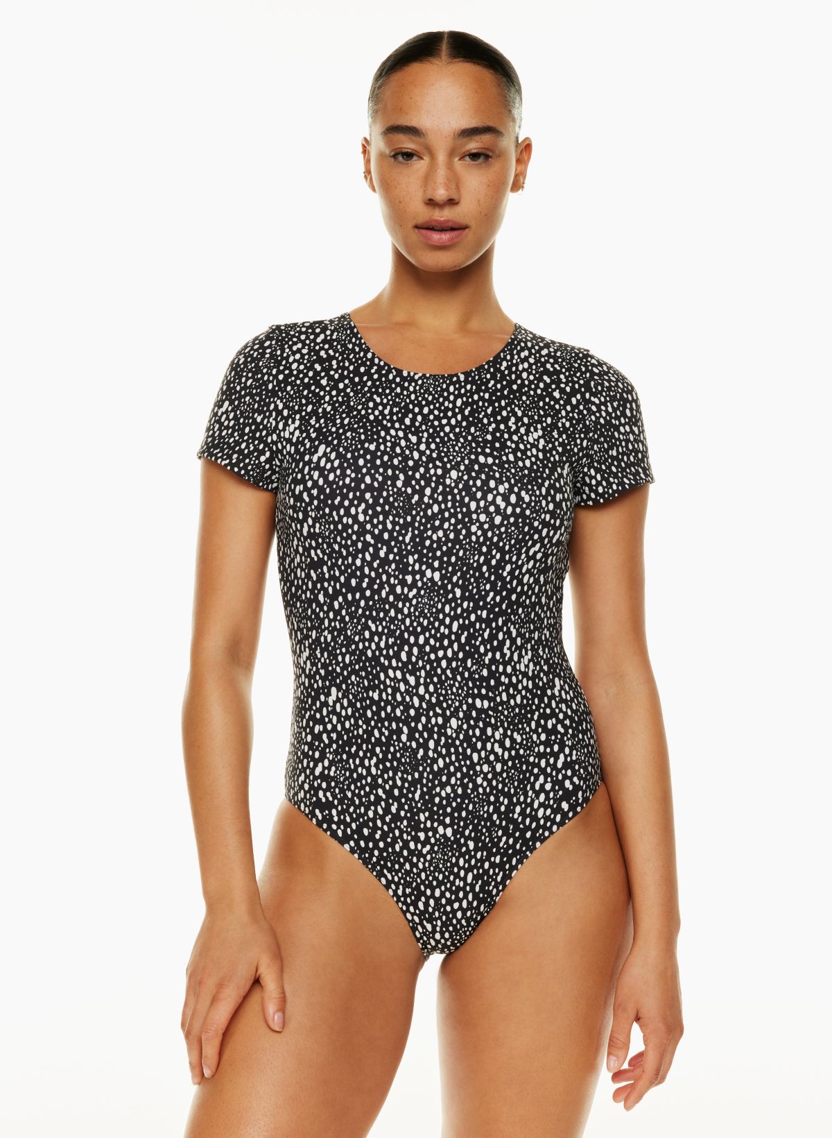 Lucky Brand Junior's Stitch in Time High Neck Monokini One Piece