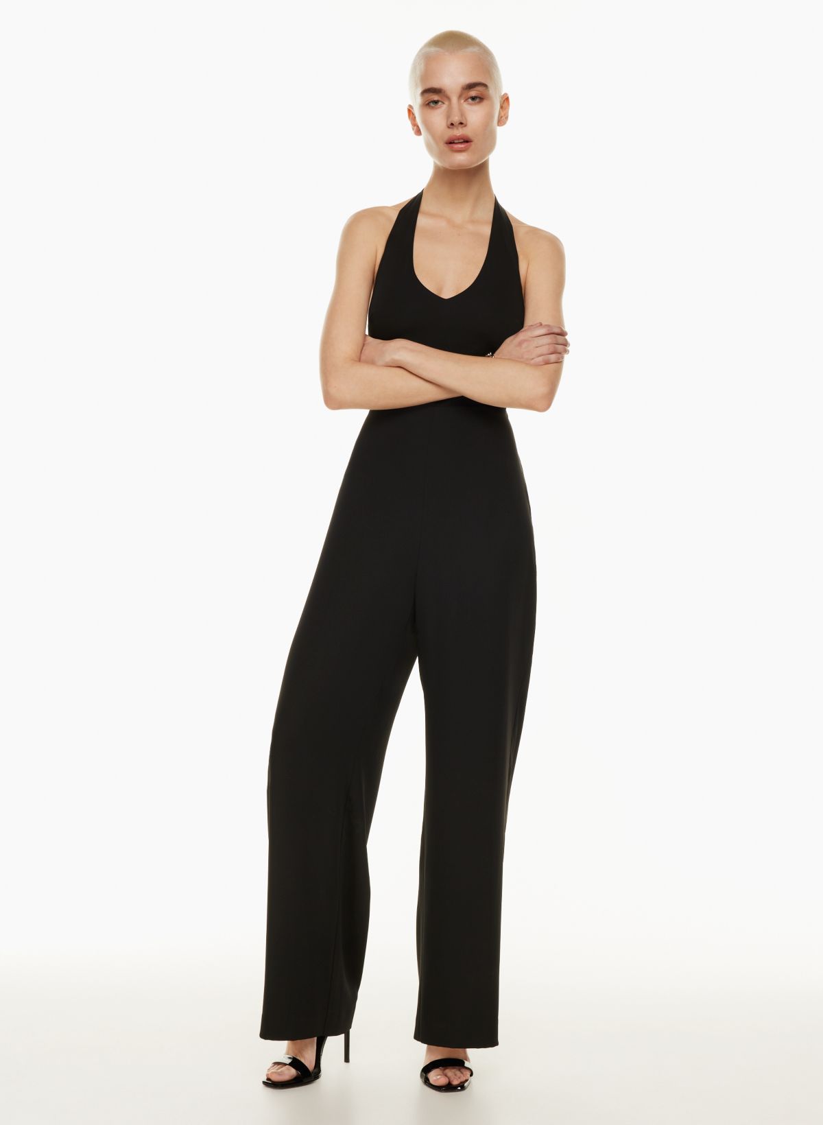 Buy Mango Halter Jumpsuit With Metallic Detail 2024 Online