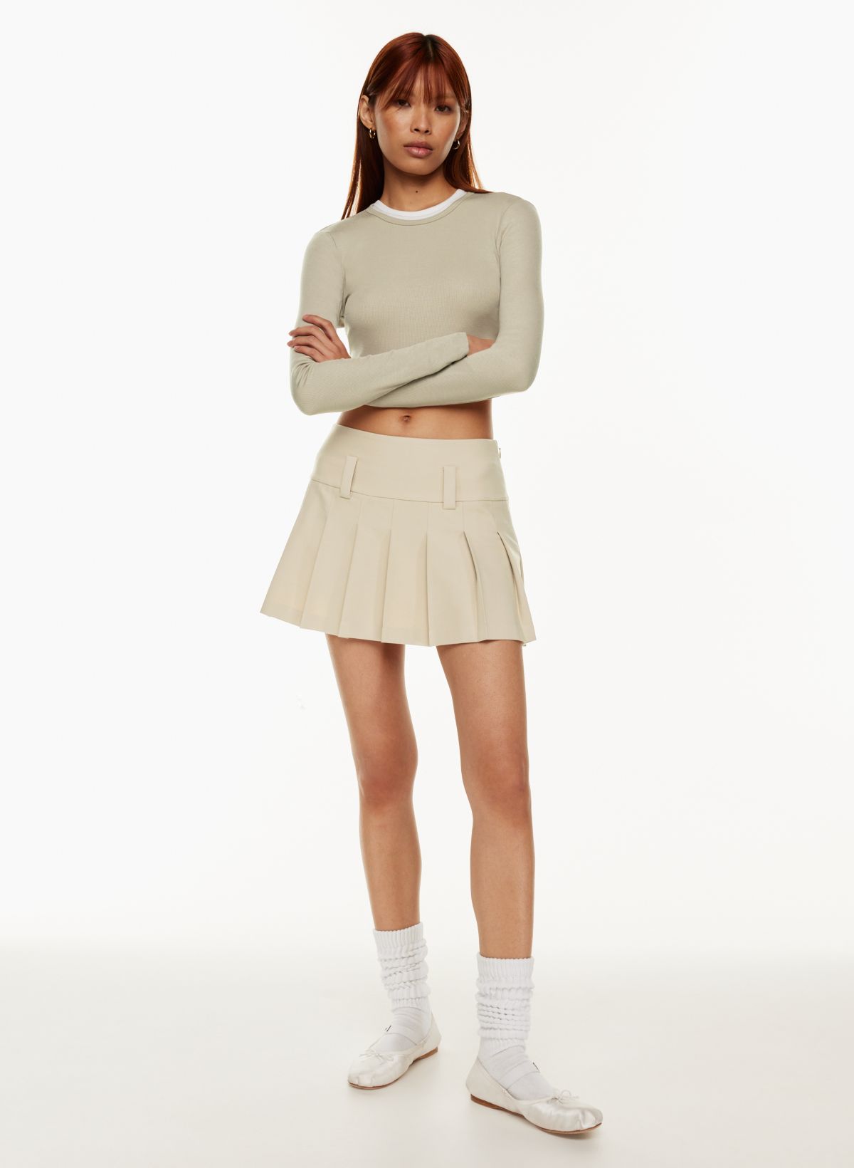 Sunday Best SMARTY PLEATED SKIRT | Aritzia US