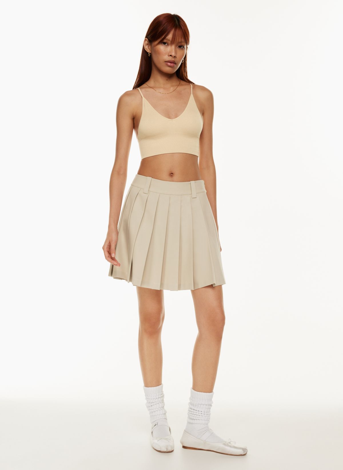 Sunday Best SPARKLET MINI PLEATED SKIRT | Aritzia CA