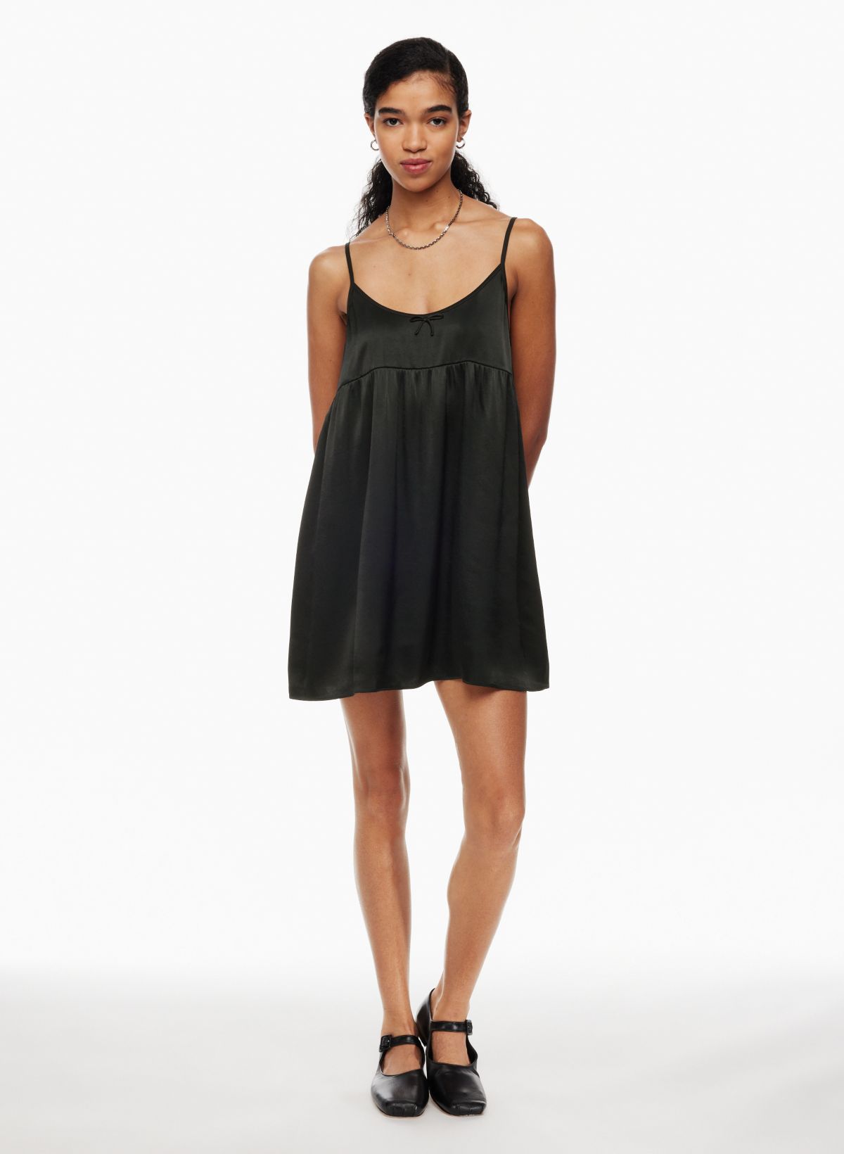 Wilfred ONLY SATIN COWLNECK SLIP DRESS