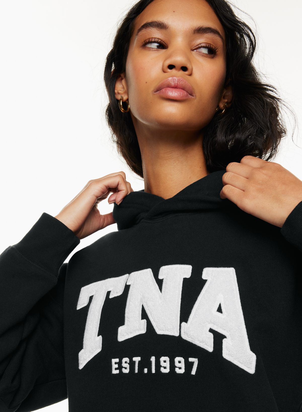 Tna COZY FLEECE PERFECT HOODIE, Aritzia US