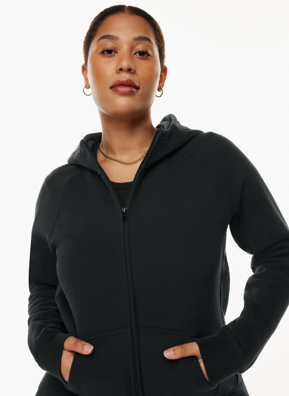 Tna COZY FLEECE SNUG ZIP HOODIE Aritzia CA