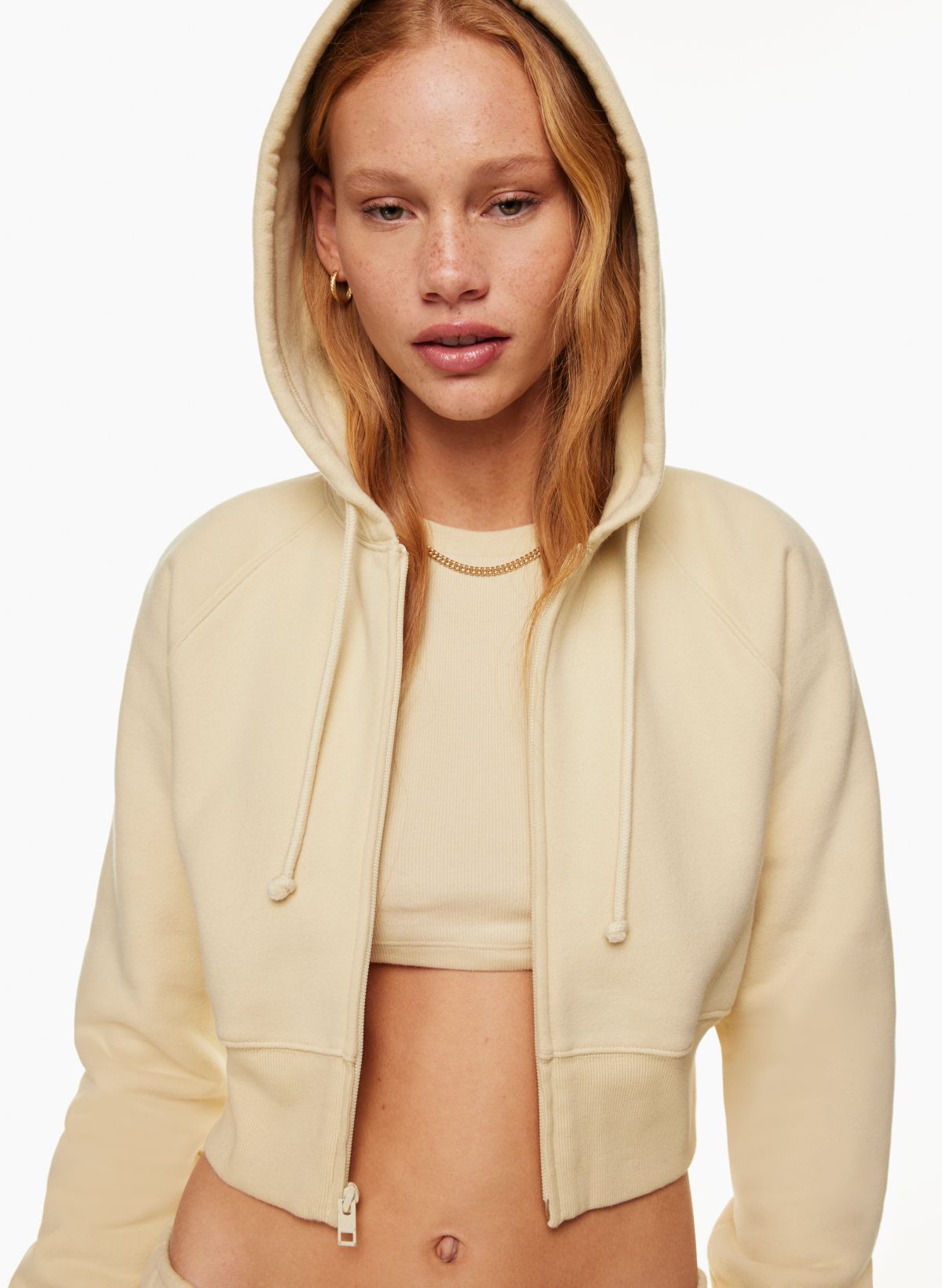 Aritzia cropped zip up new arrivals