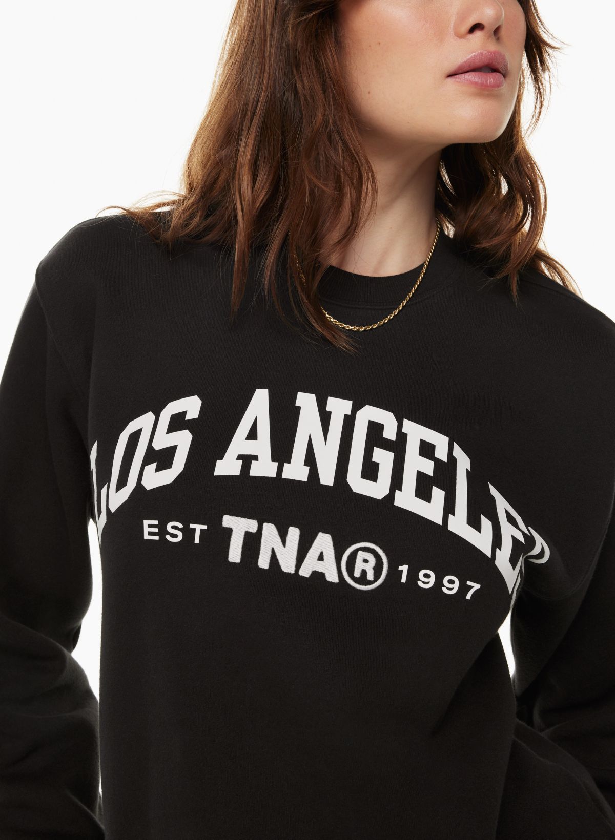 Tna COZY FLEECE PERFECT CREW SWEATSHIRT | Aritzia US