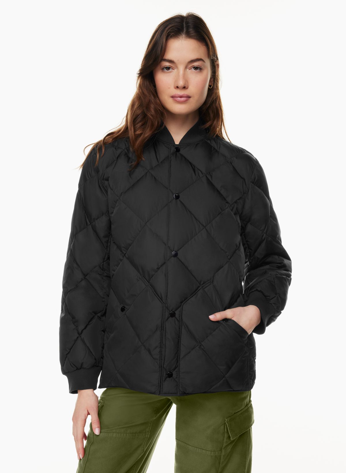 Quilted Zip-Up Hoodie - Women - Ready-to-Wear