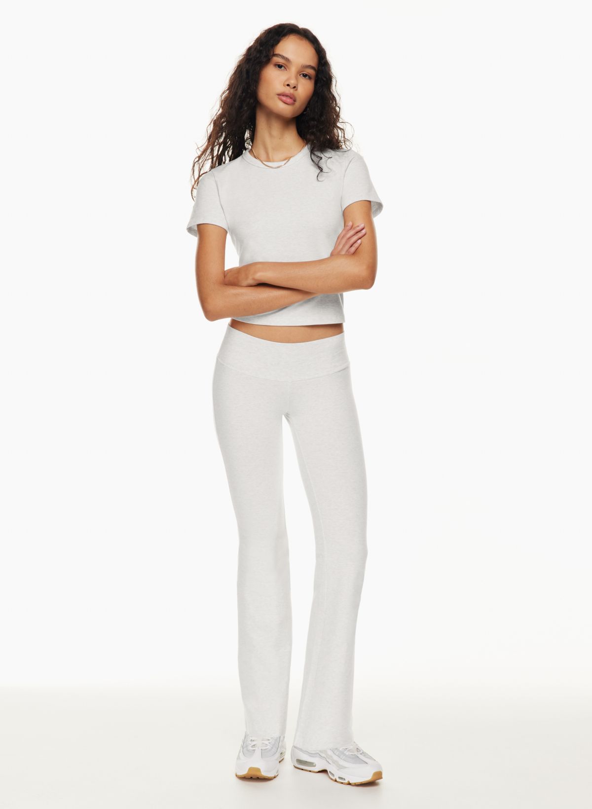 Aritzia, Pants & Jumpsuits, Aritzia Tna Violet Chill Cheeky Flare  Highrise Legging Soft Lounge Yoga Pants S