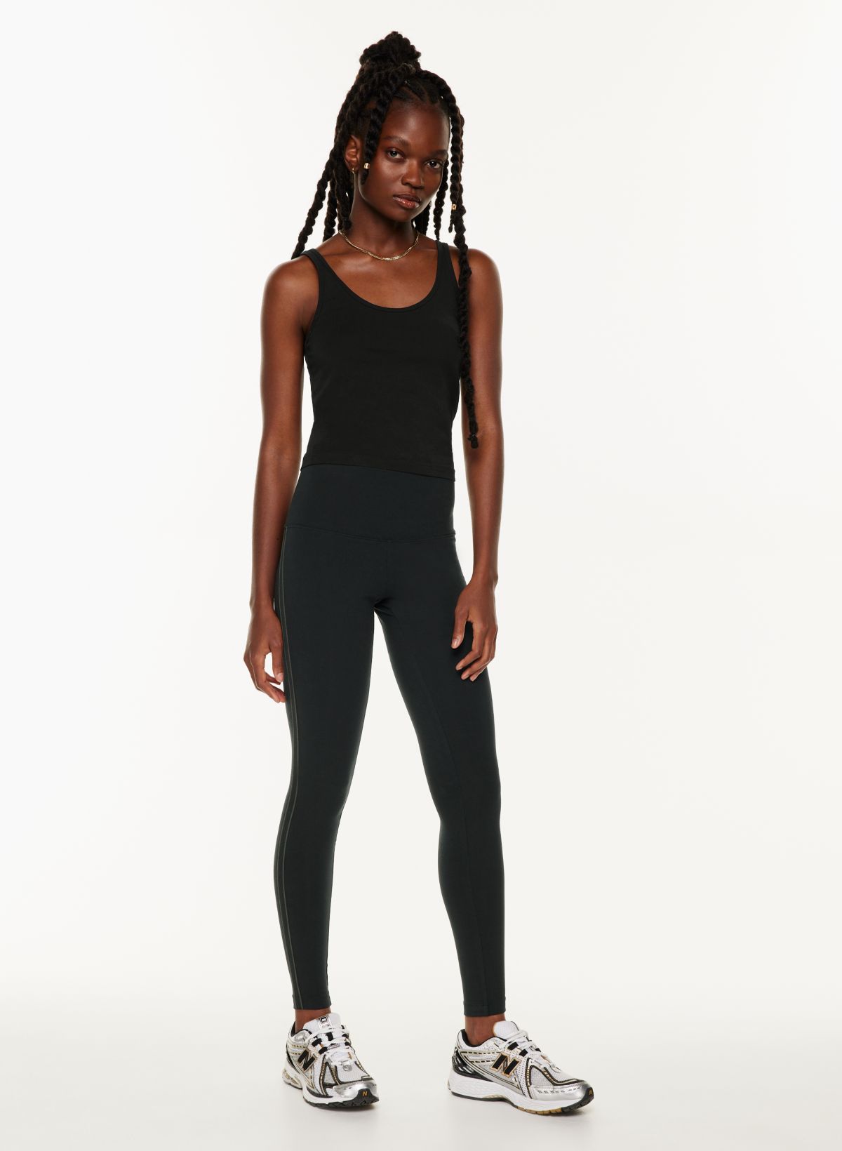 Aritzia, Pants & Jumpsuits, Nwt Aritzia Tna Butter Atmosphere Yoga 78  High Hi Rise Black Leggings Xs