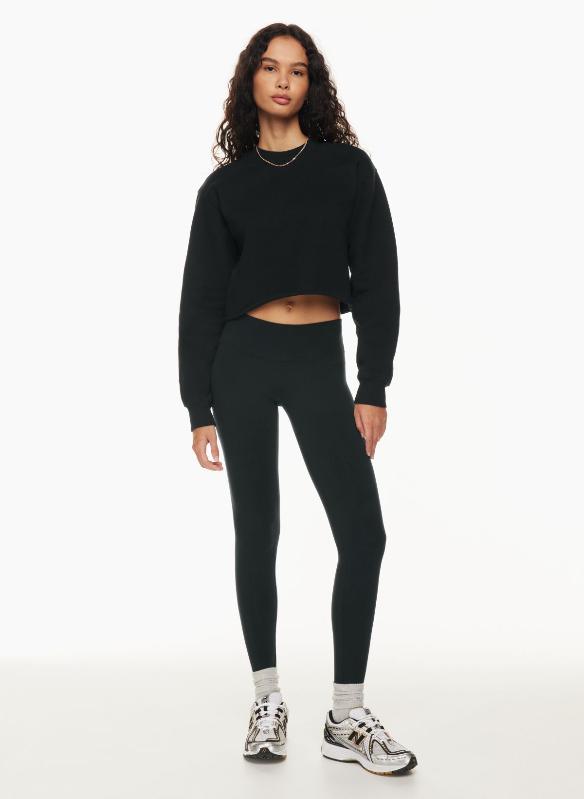 Super Low Rise Leggings in Black Ice