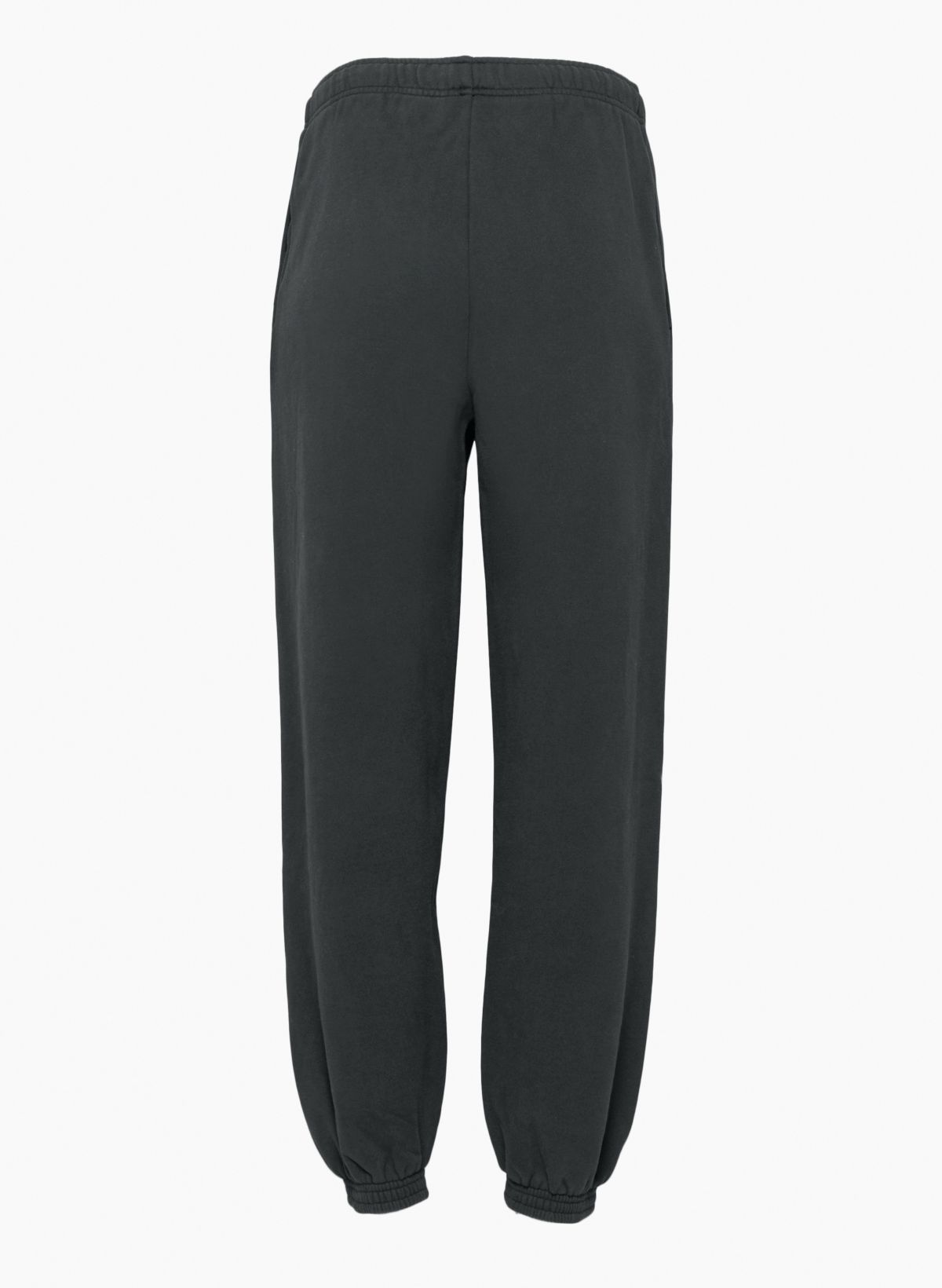 Beyond Yoga Women's Cozy Fleece Foldover Long Sweatpant, Black, X