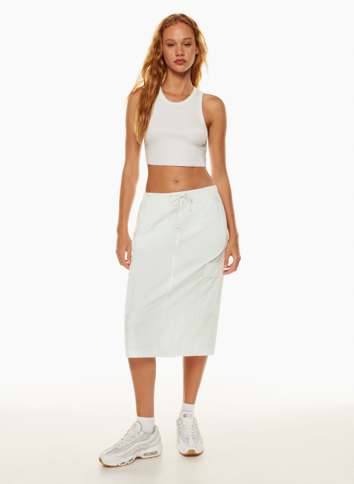 Aritzia Talula Sz 2 Berklee White Cross Over Skirt Skort Dressy Tailored  Shorts