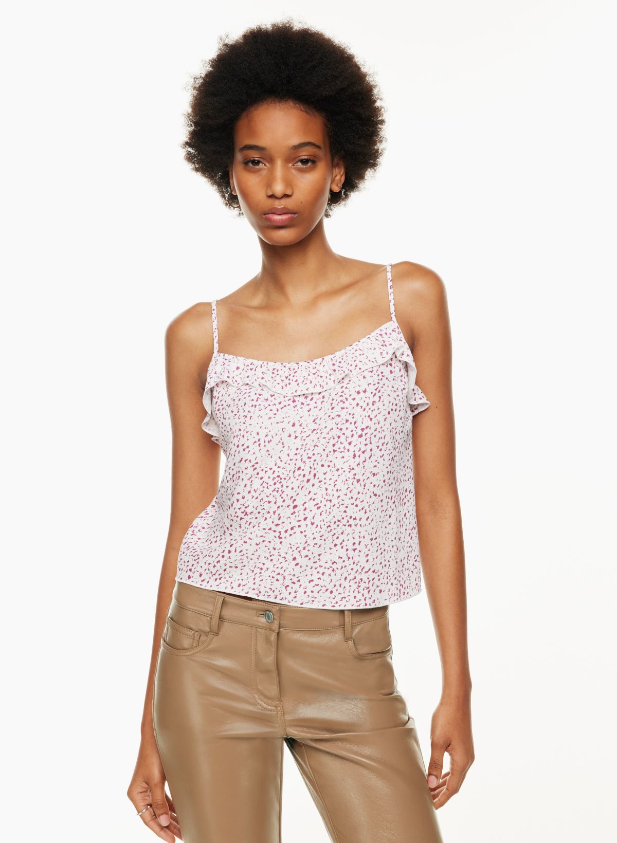 A.l.c Ava Strappy Cami Top In Sumac