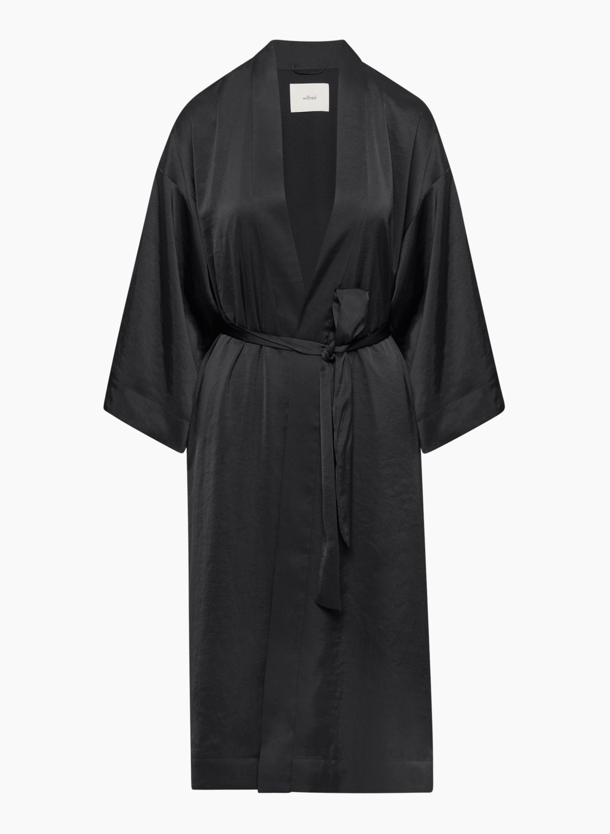 Black silk robe outlet near me