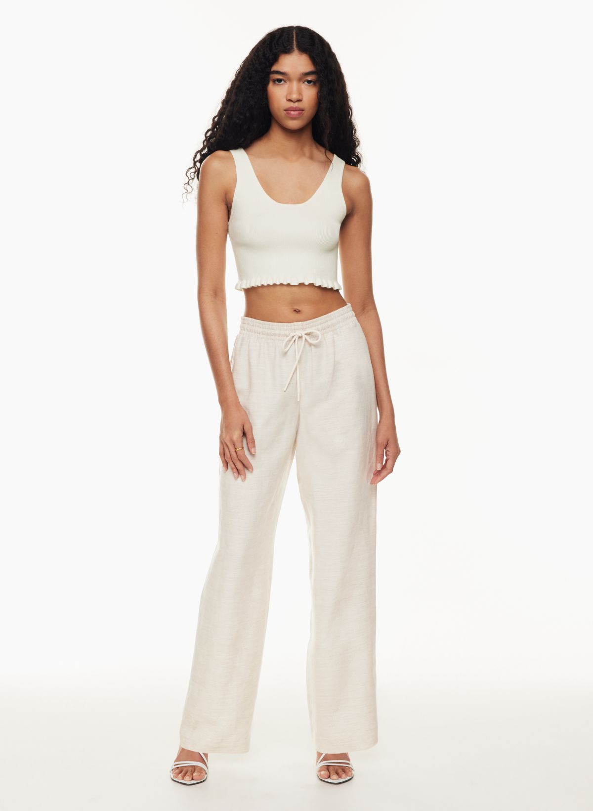 Aritzia store white pants