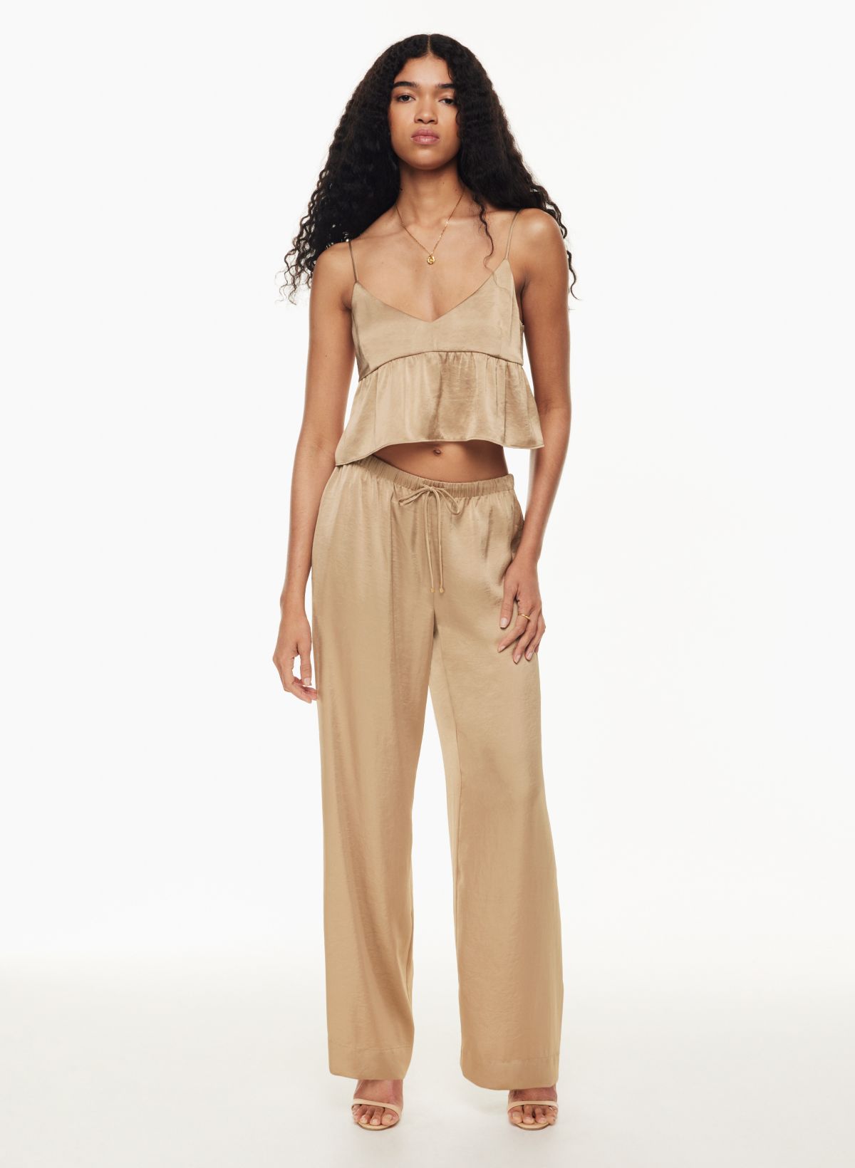 Women's 100 Pure Silk Wide Leg Pants Canada Online