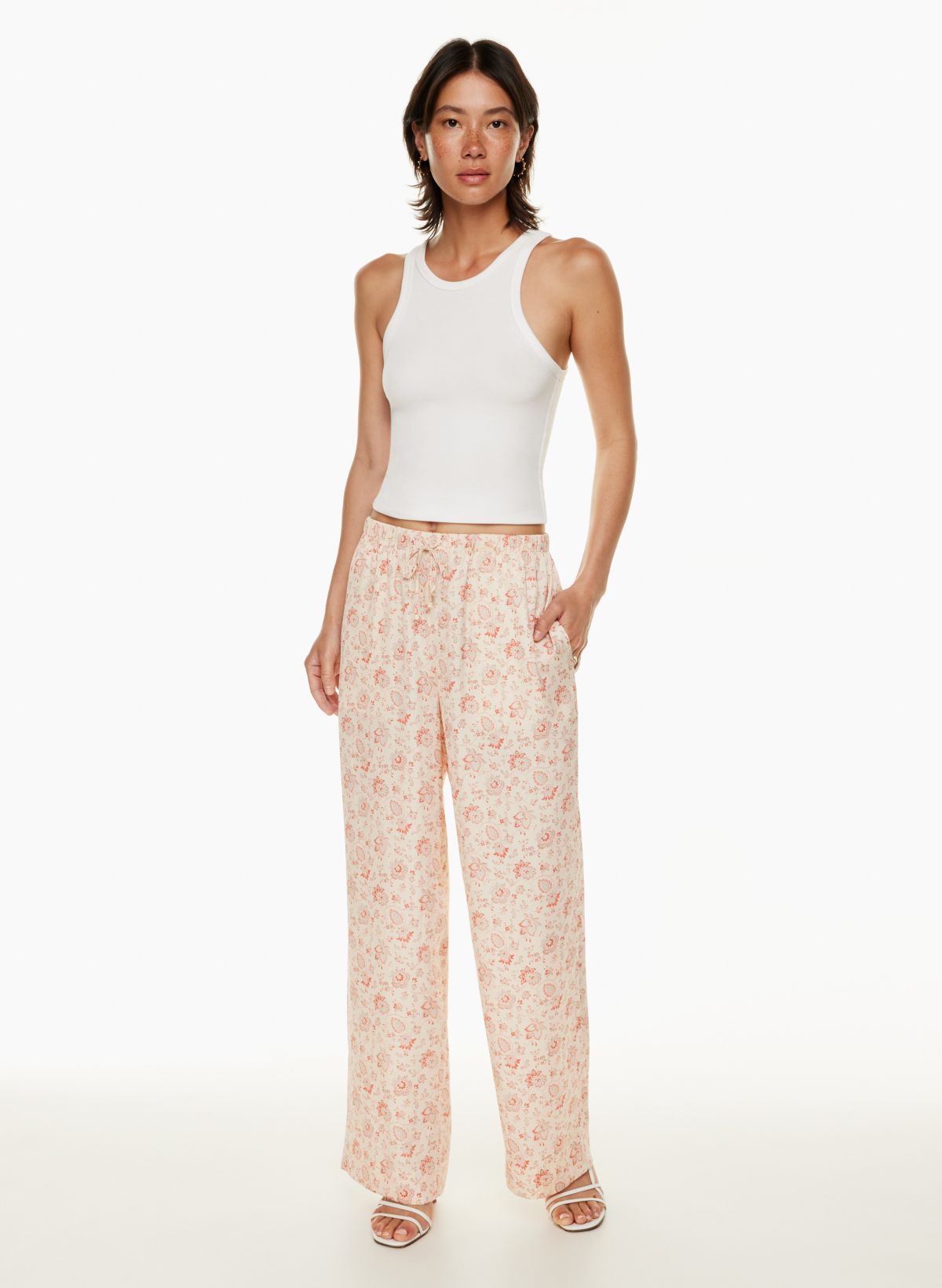 SATINA, Pants & Jumpsuits, Satina Palazzo Legging Womens Small Buttery  Soft High Waisted Flare Pants Floral