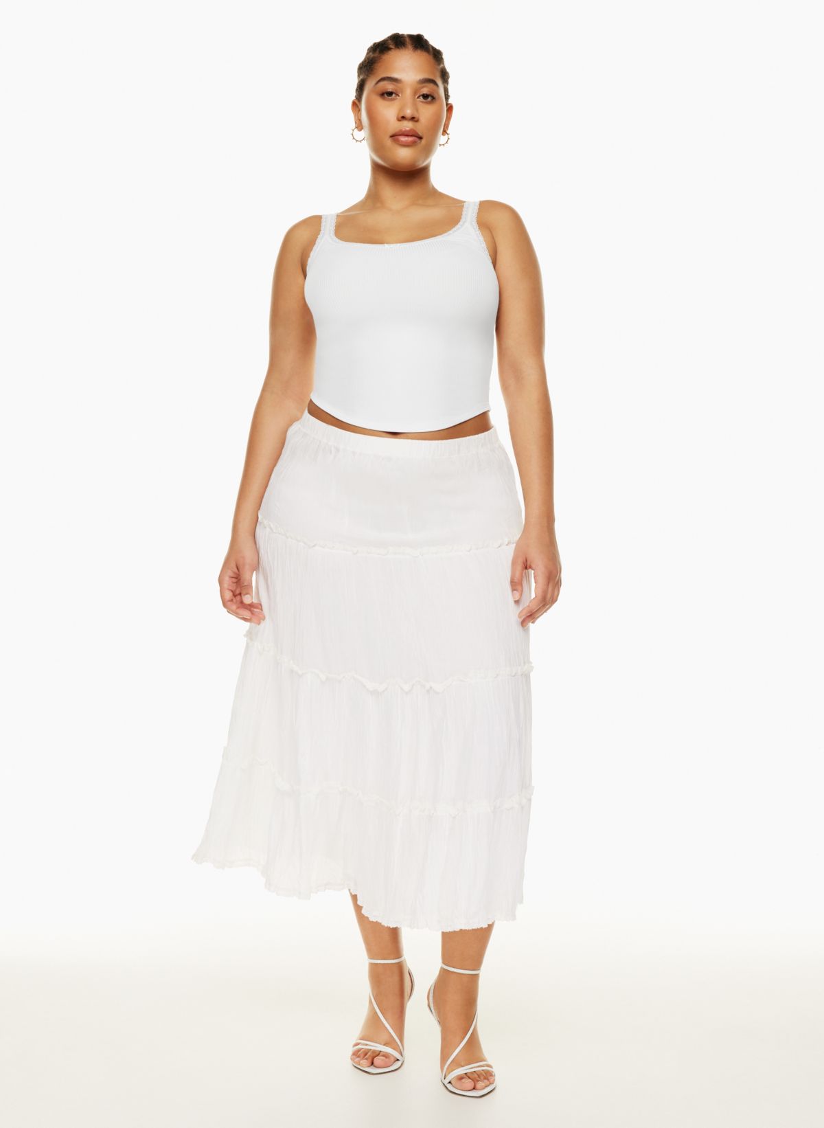 Plus size midi shop skirt 7 little words