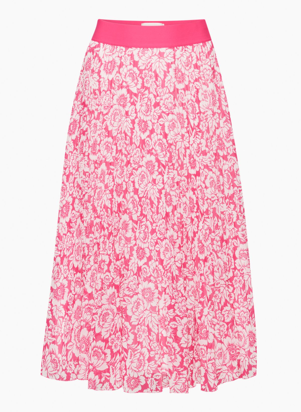 Aritzia pink pleated outlet skirt