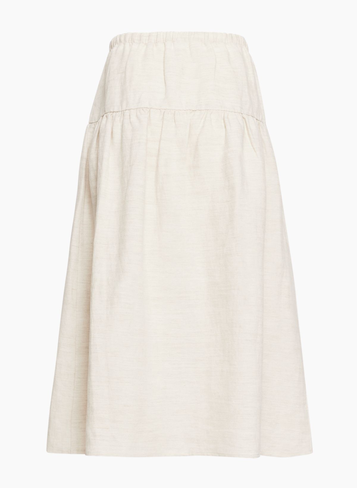 Aritzia white linen skirt store