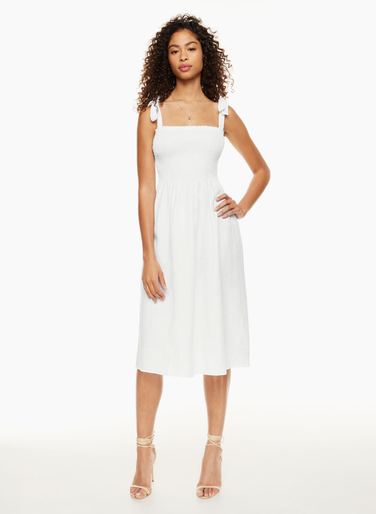 Wilfred GOLDEN HOUR LINEN DRESS | Aritzia US