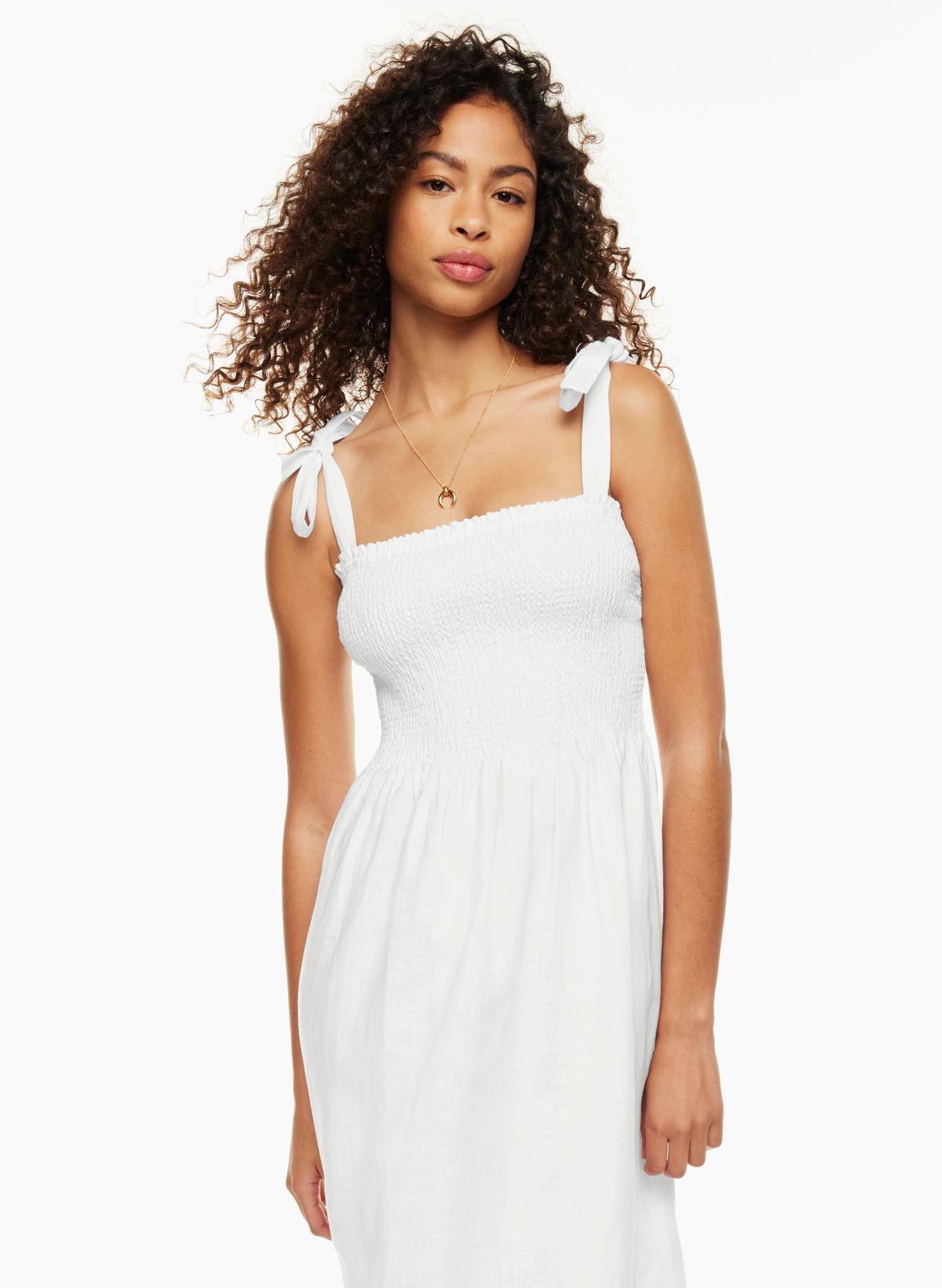 Sleeveless Square-Neck Mini Dress