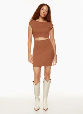 aritzia cut out knit dress