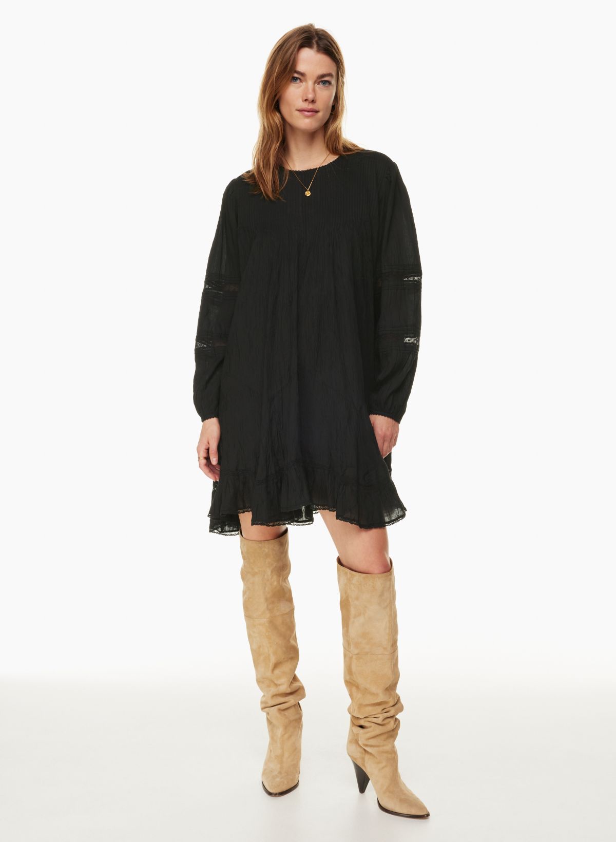 Aritzia velvet dress sale