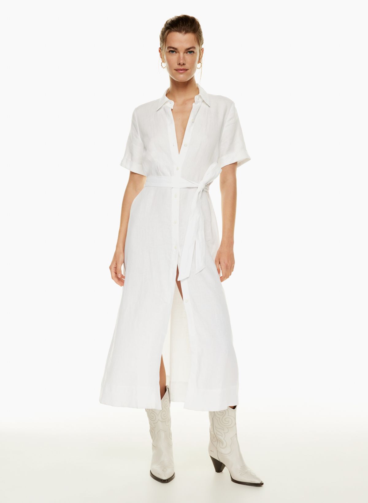 Aritzia linen outlet dress