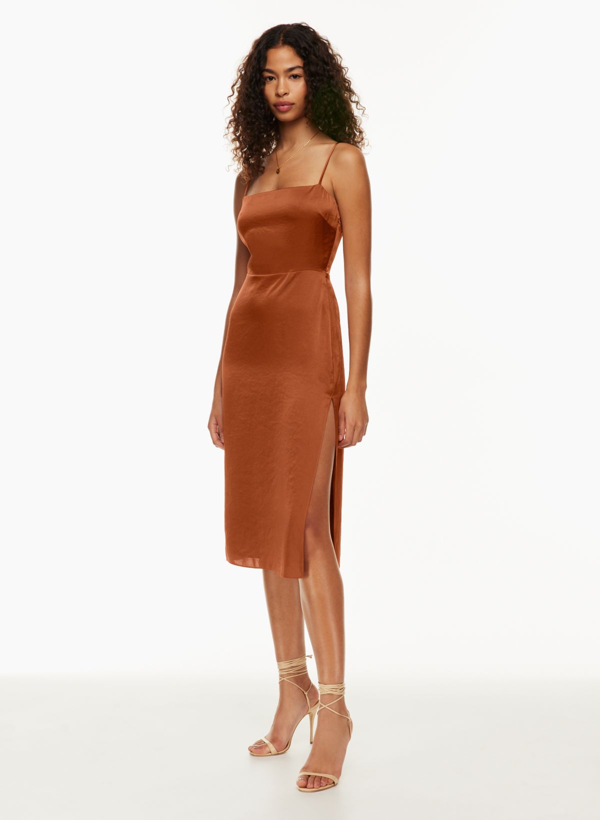 Wilfred MAGDALENA SATIN DRESS Aritzia US