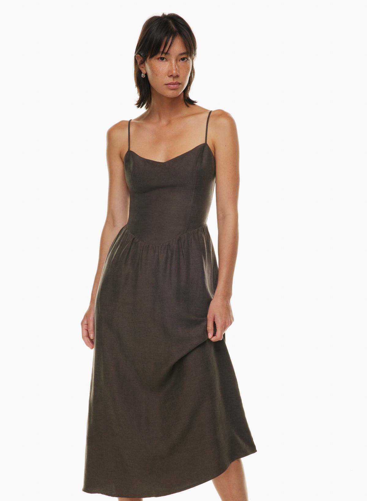 Aritzia linen outlet dress