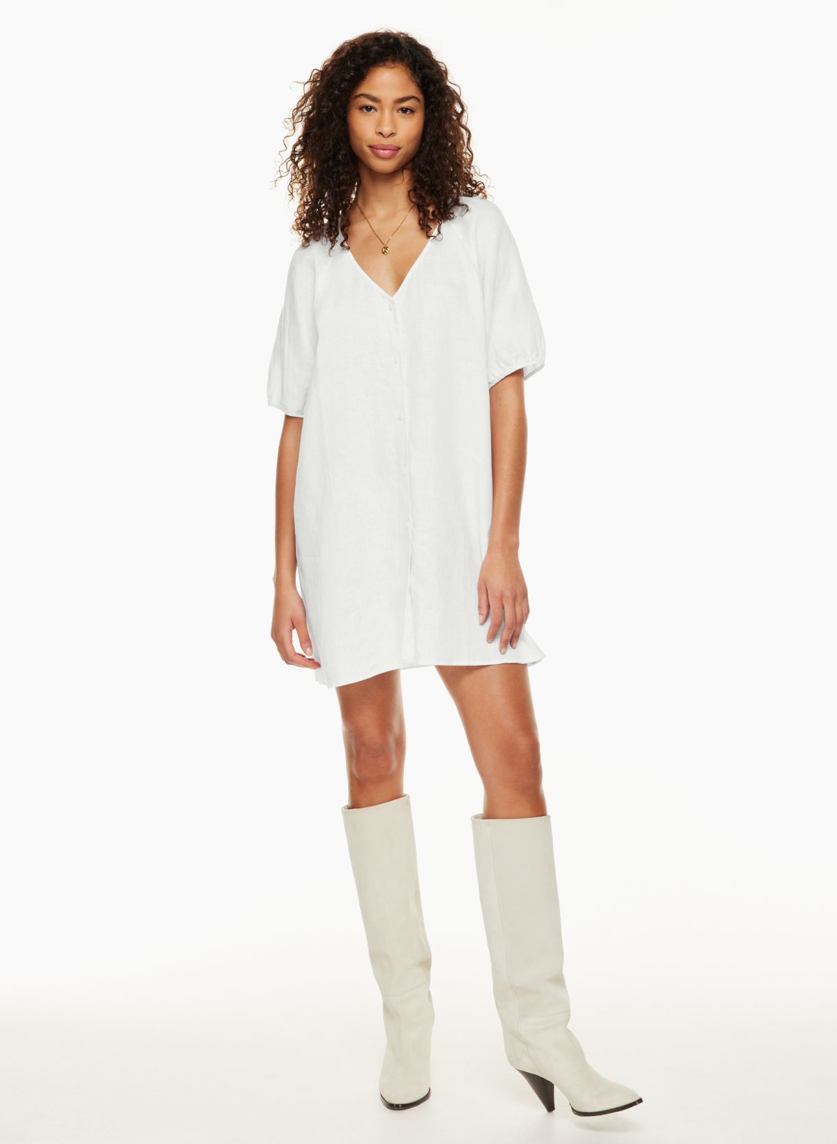 Aritzia button 2025 up dress