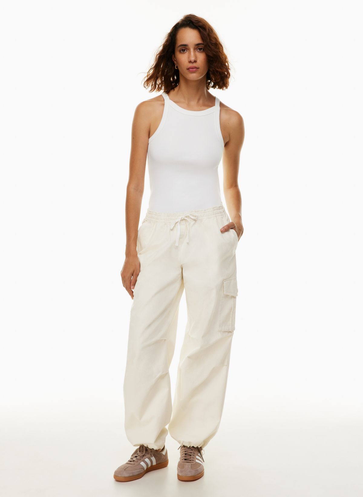Shop Louis Vuitton Wool Street Style Plain Cotton Cargo Pants
