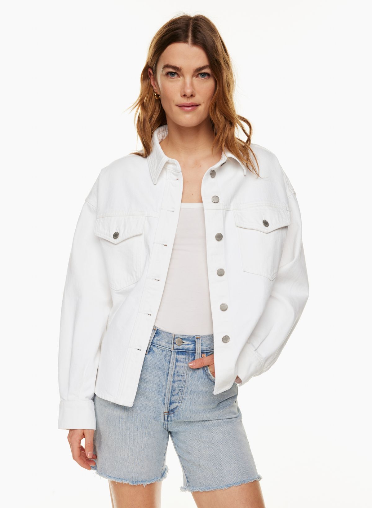 Shirt hot sale jeans jacket