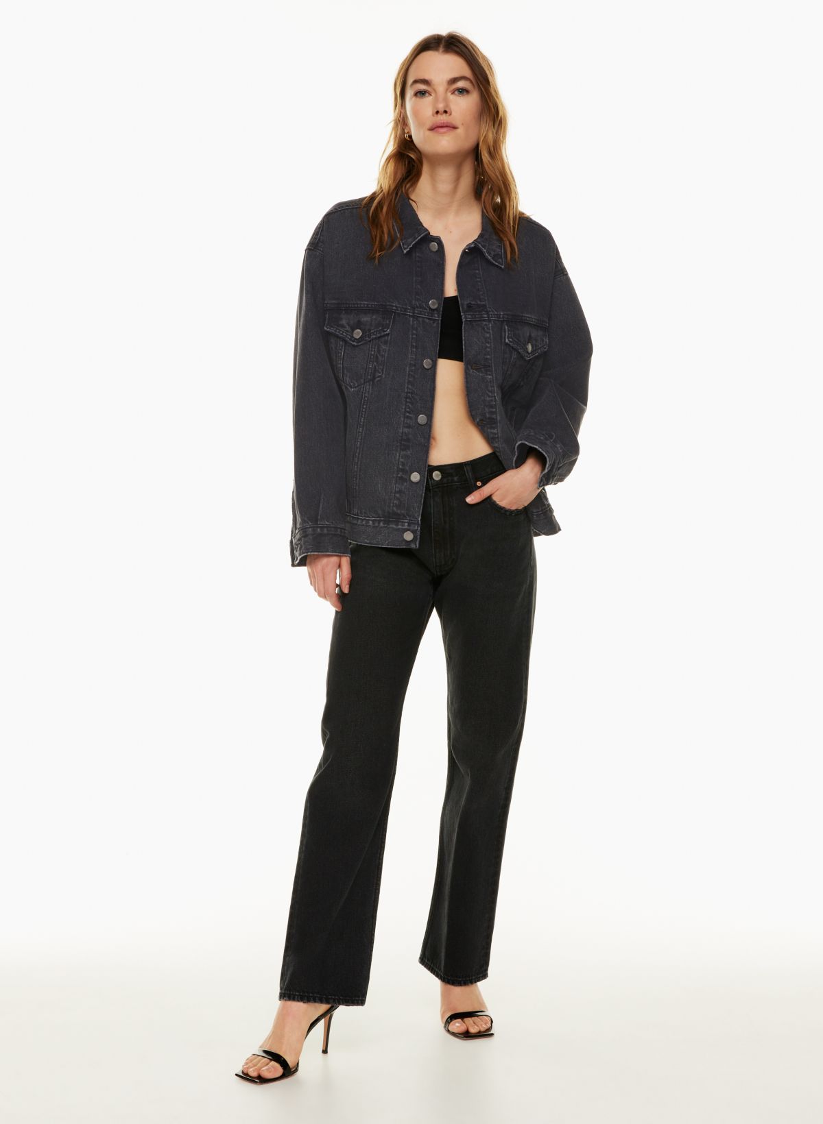 Denim Forum THE ALI DENIM JACKET | Aritzia CA