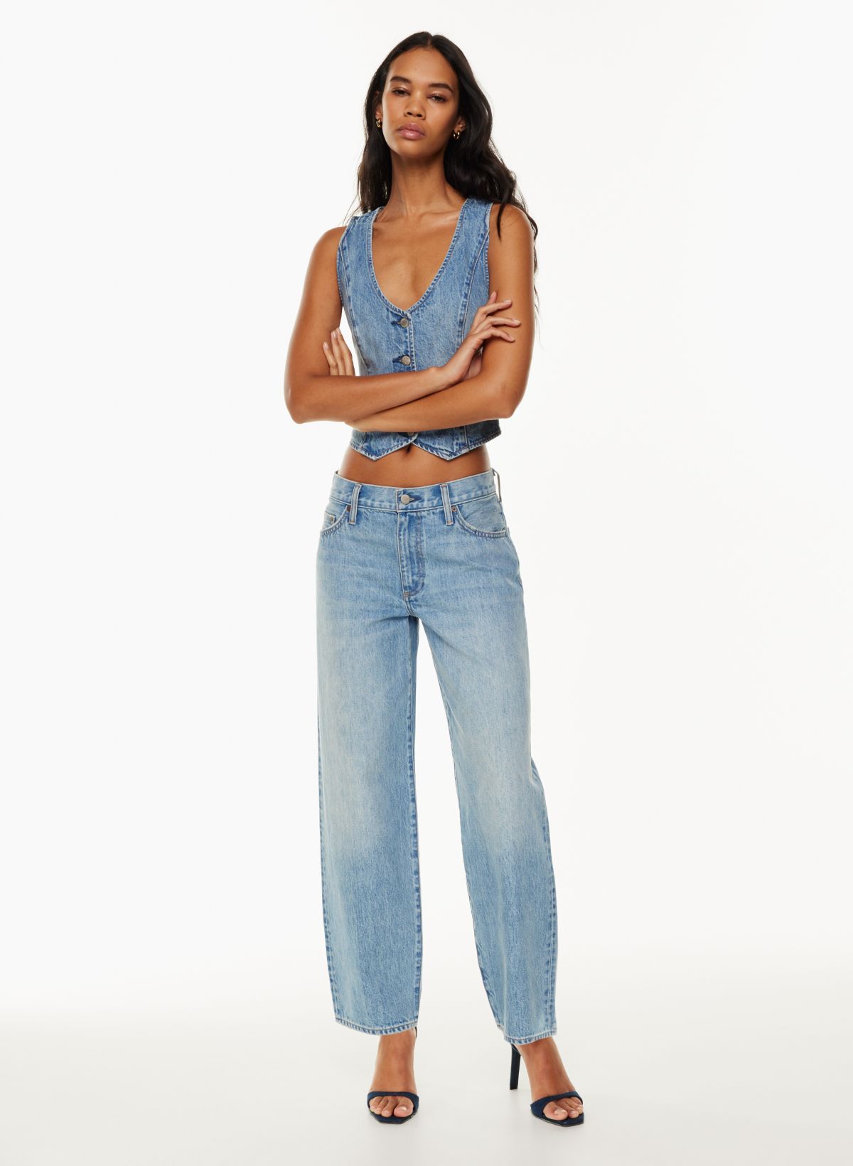 High-Rise Baggy Jeans