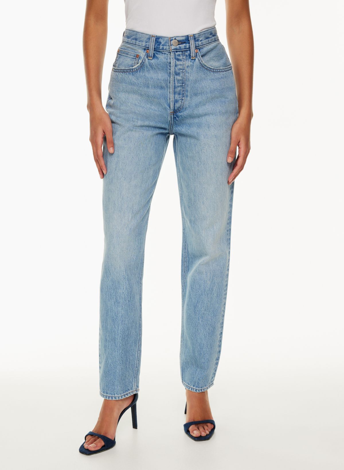 High rise hot sale loose jeans