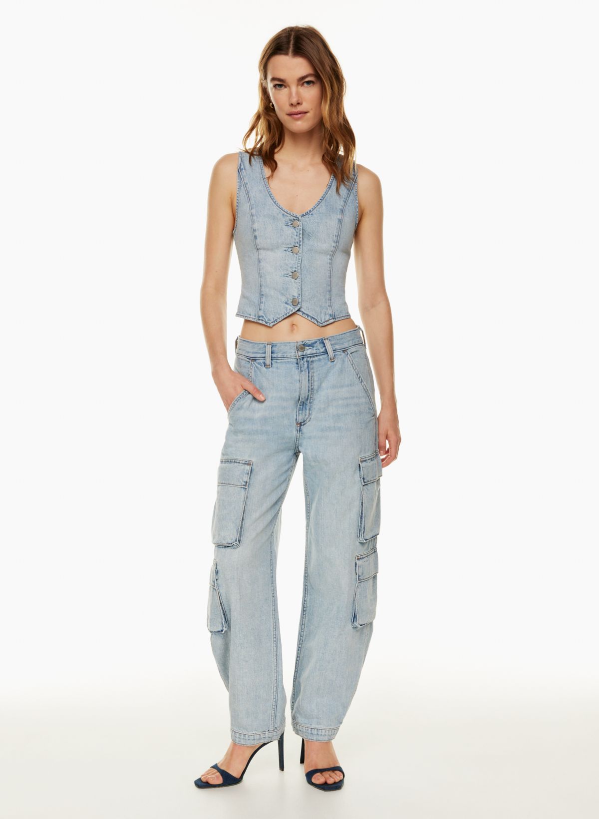 Denim Forum THE '90S DENIM JUMPSUIT