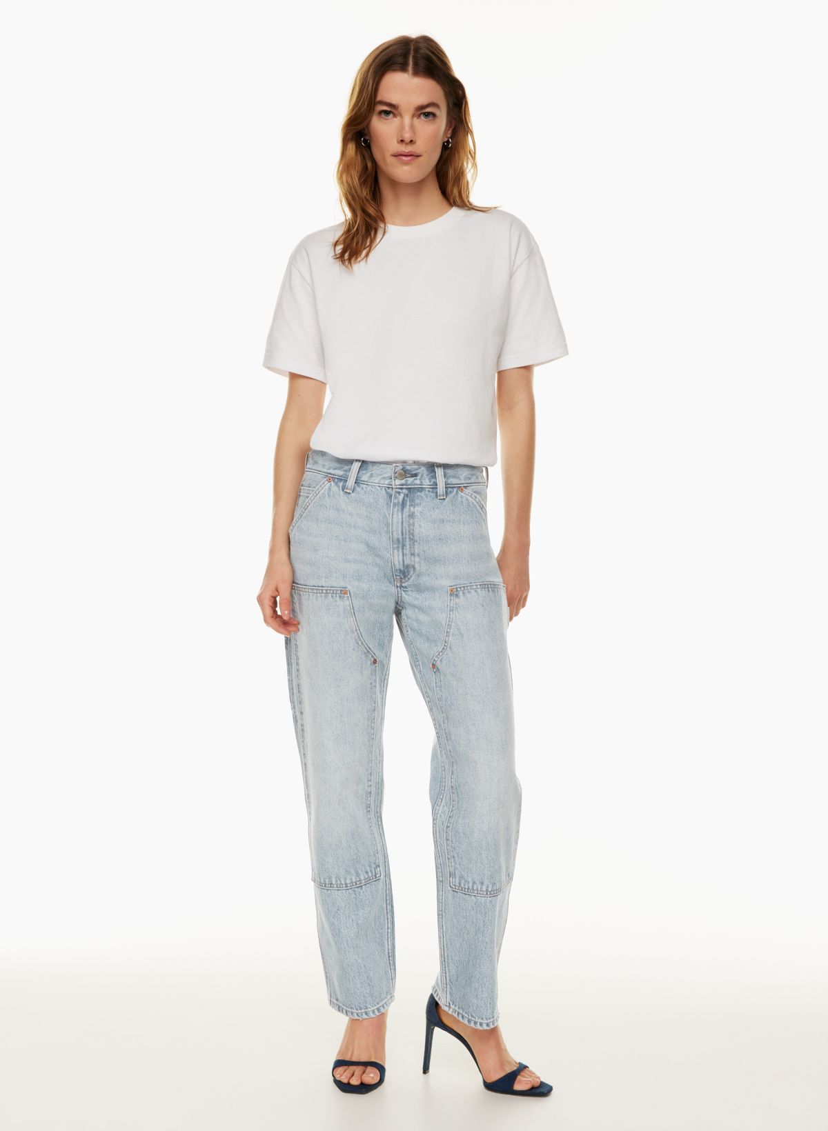 Denim Forum Women's The Carpenter Lo-Rise Loose Jean