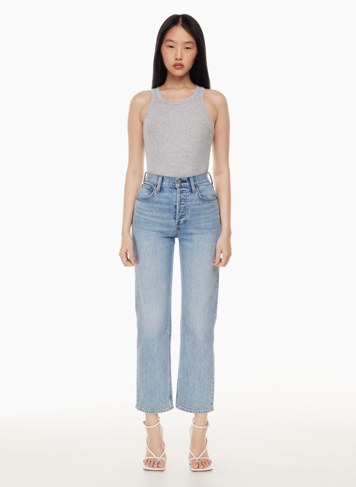 These $15 Straight-Leg Jeans Are So Affordable, I Literally Did a
