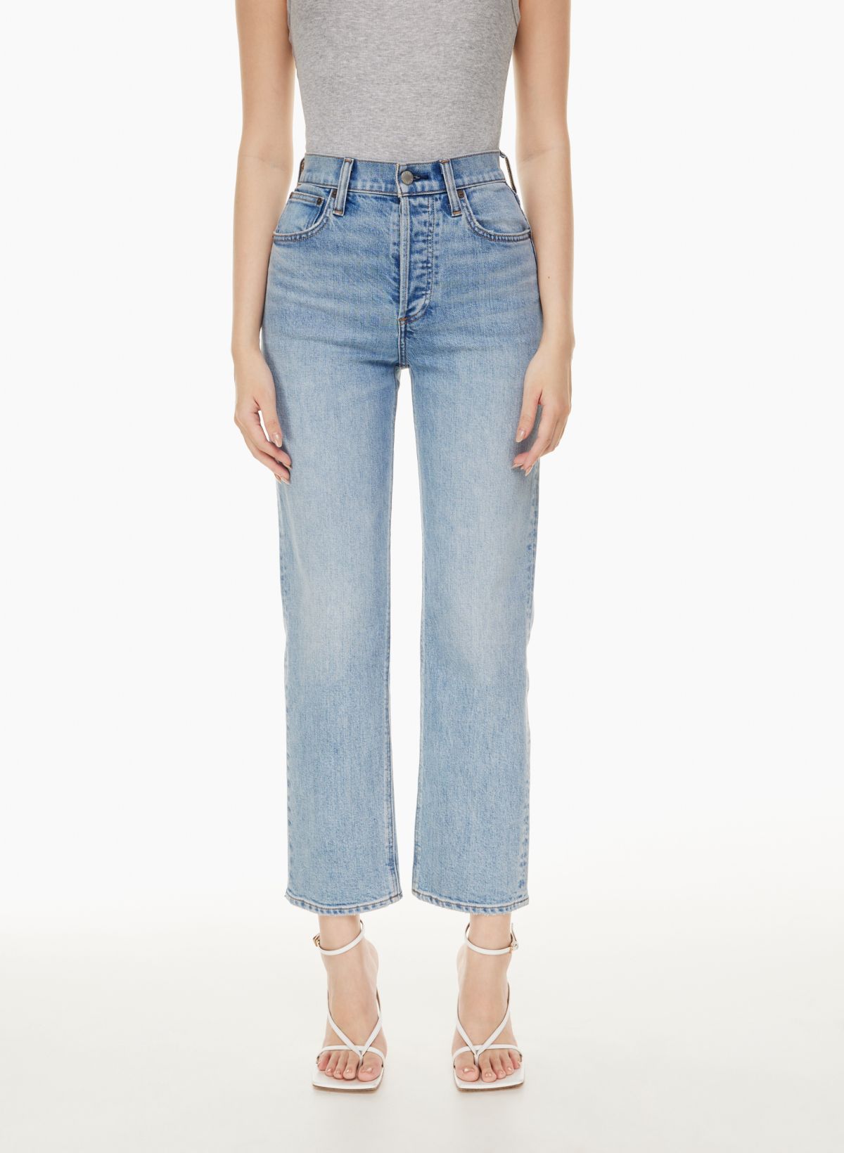 Denim Forum THE ARLO HI-RISE STRAIGHT JEAN | Aritzia US