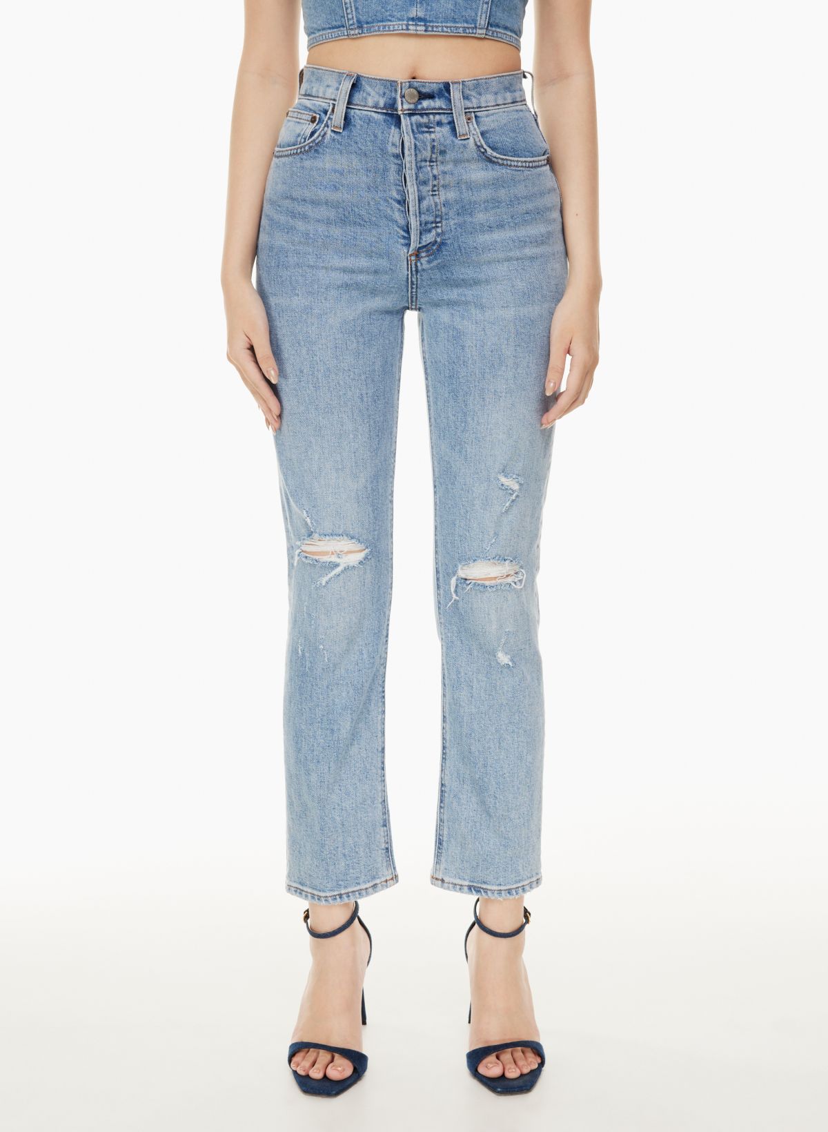 Denim Forum THE ARLO HI-RISE STRAIGHT JEAN