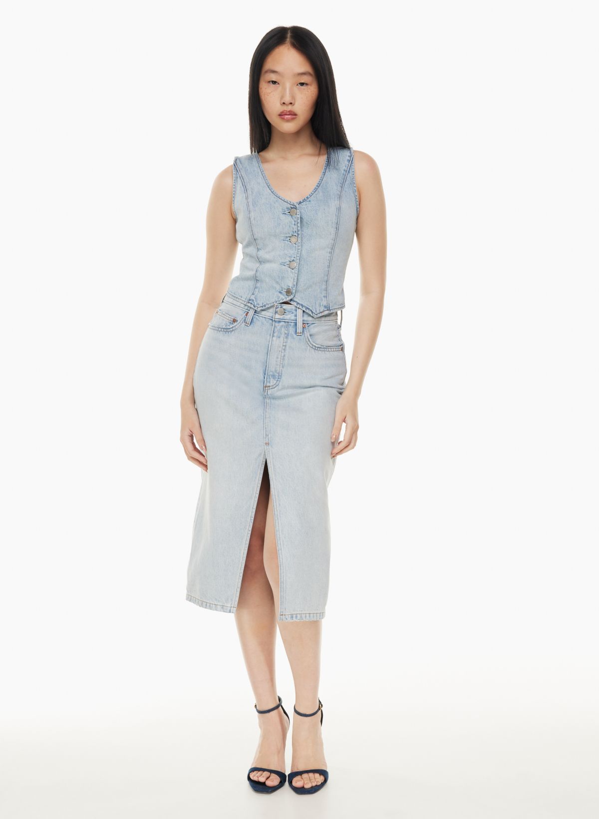 Denim Forum THE '90S DENIM JUMPSUIT